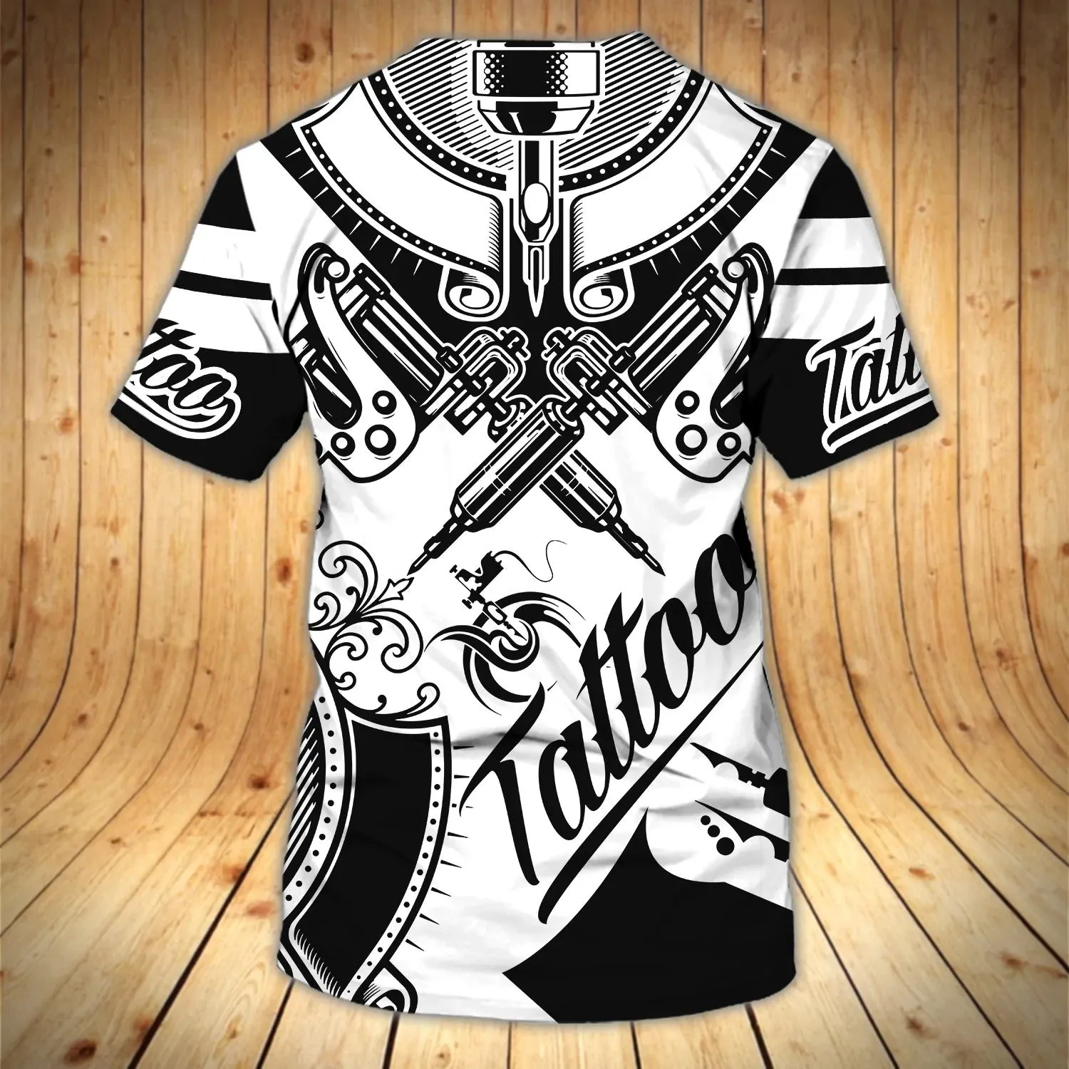 3D All Over Print Tattoo Artist Shirt Custom Tattoo T Shirt For Him Her Tattoo Shop Uniform