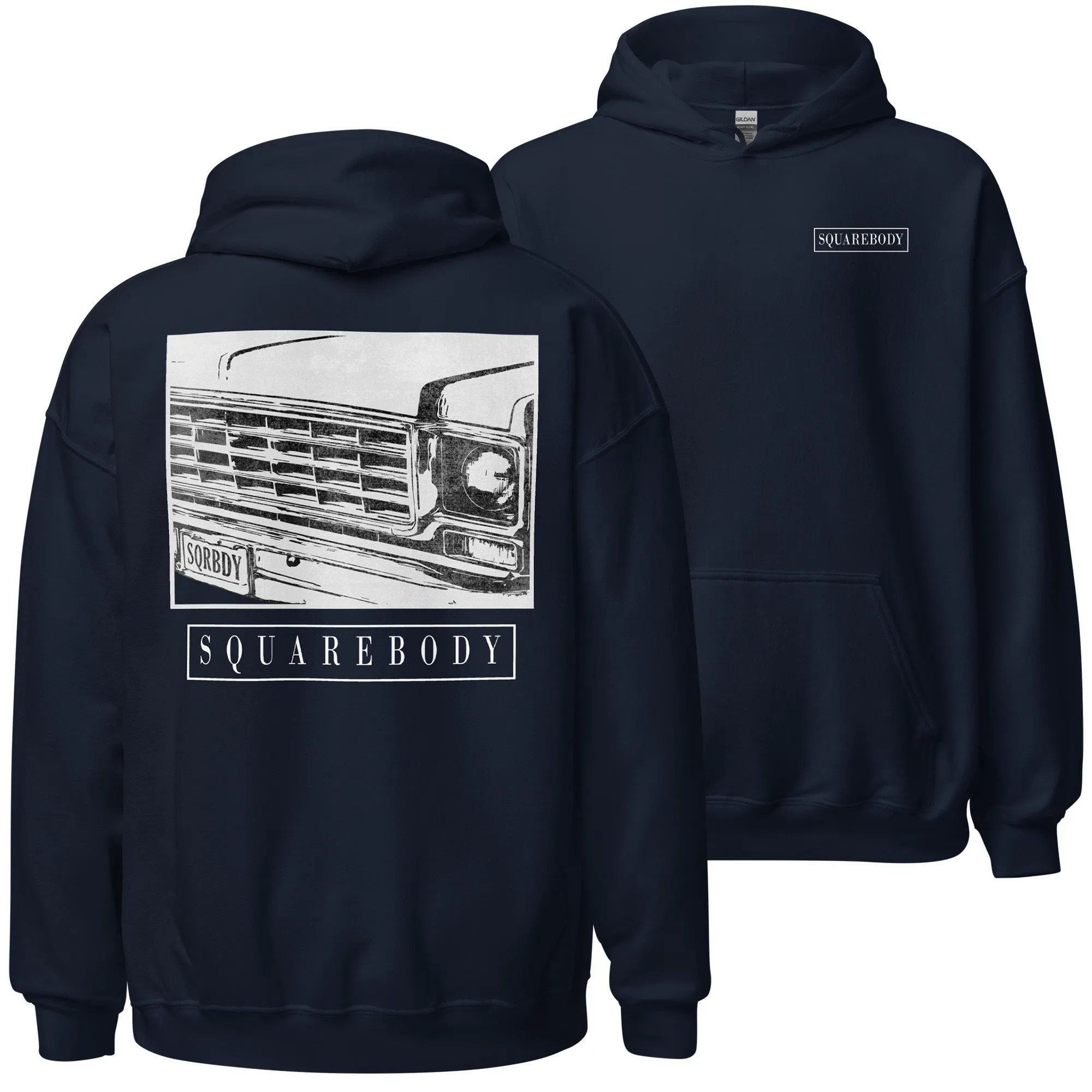 70s Squarebody Hoodie, Classic C10 / K10 Sweatshirt