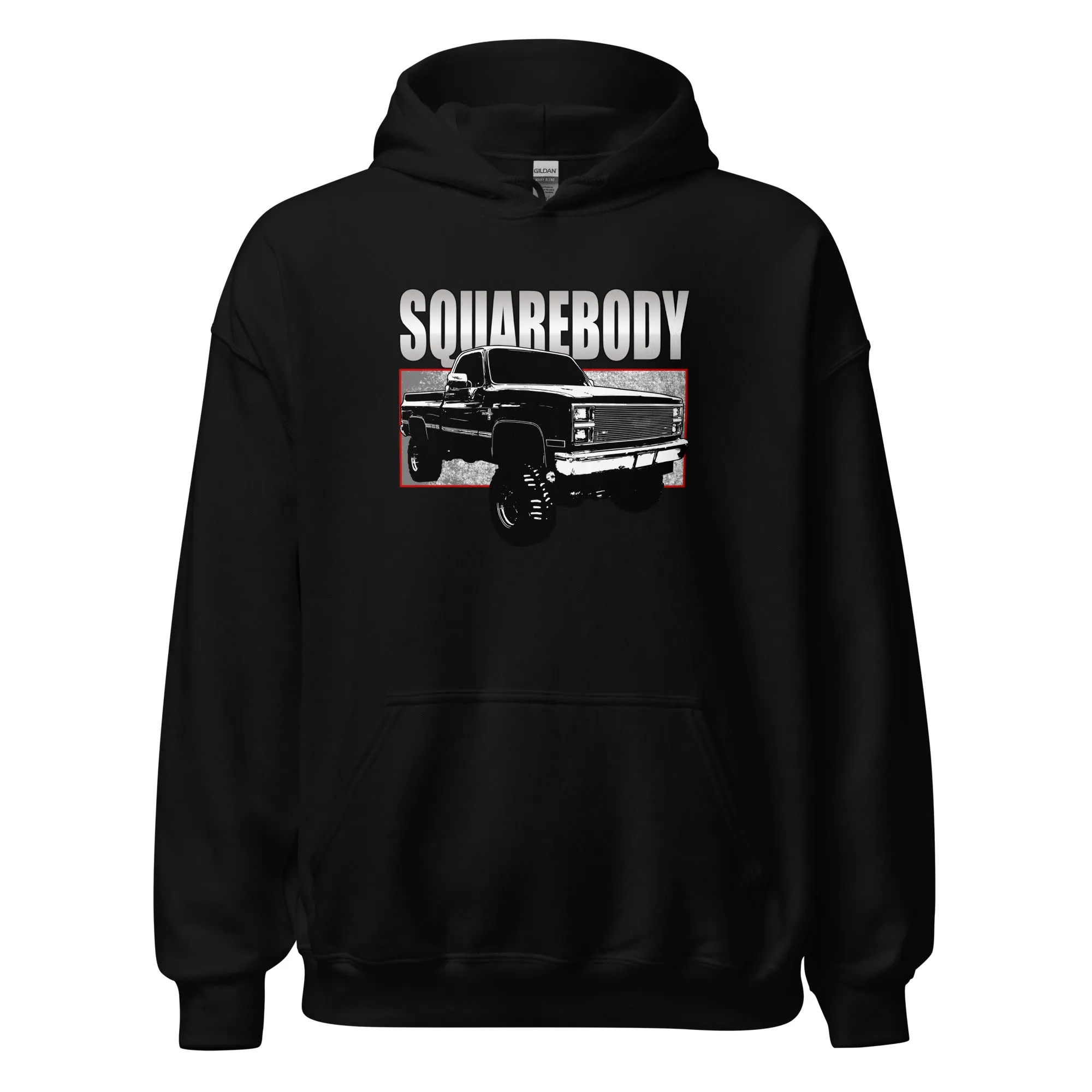 80s Squarebody 4x4 Hoodie Square Body Truck Sweatshirt