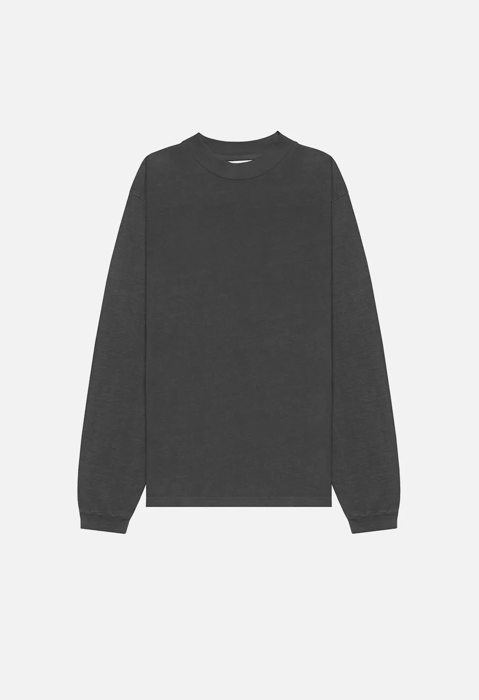 900 LS Mock Tee / Charcoal