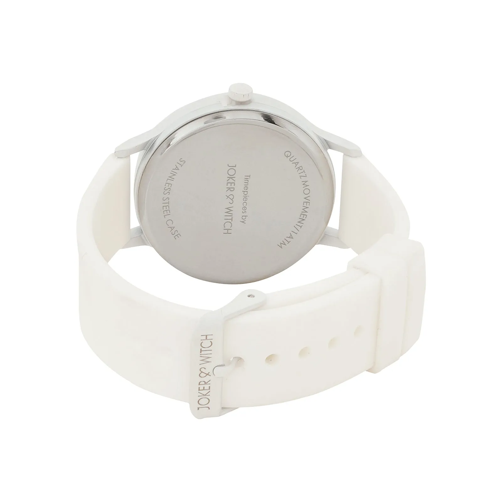 Alpine White Silicone Strap Watch