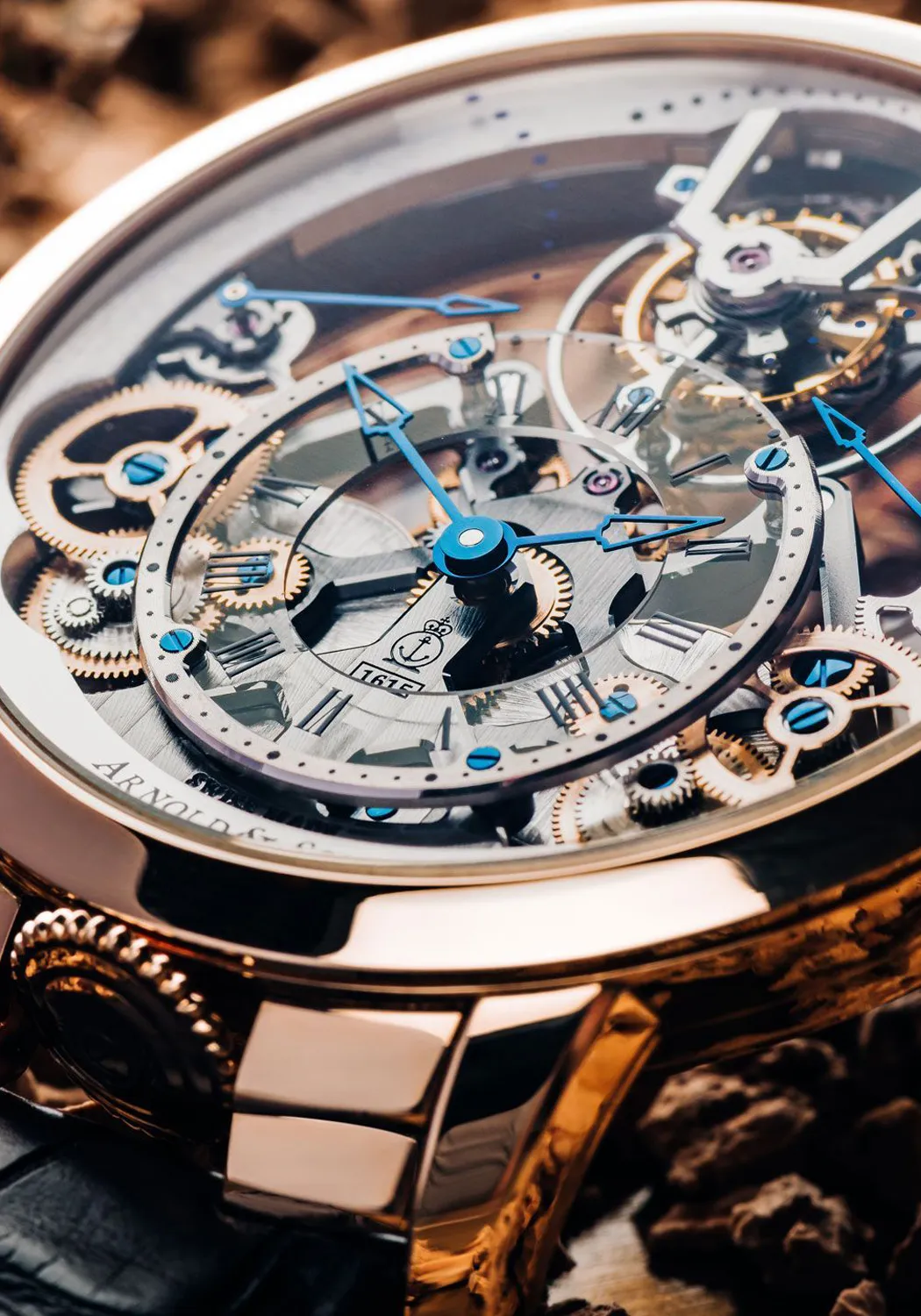 Arnold & Son Time Pyramid Tourbillon Gold | LE