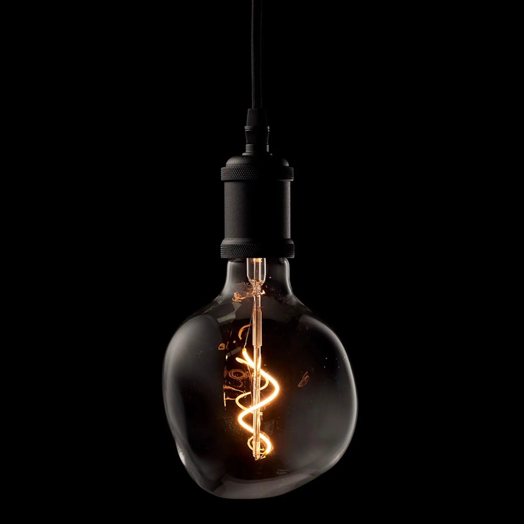 Black Plug-In Pendant