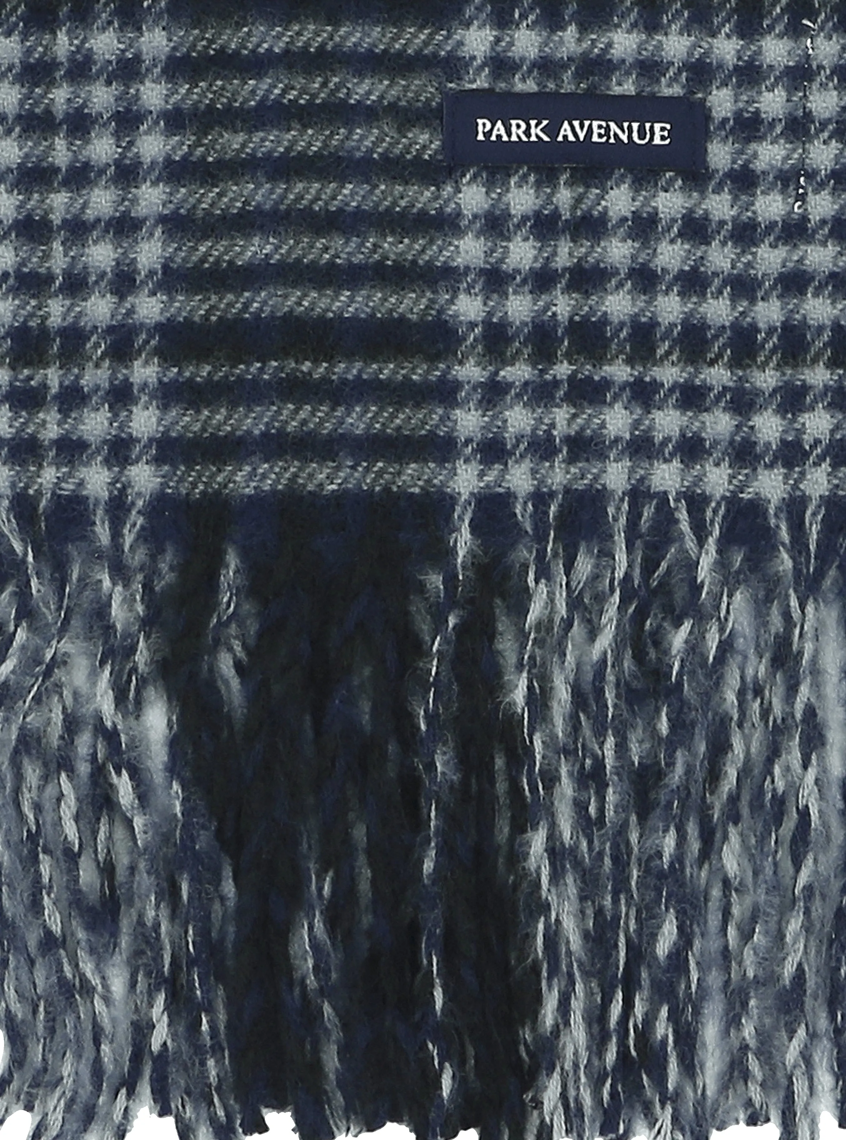 Blue Checked Scarf