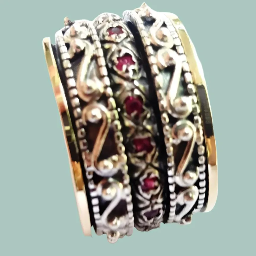 Bluenoemi gold and silver spinner rings jewelry from Israeli Rings for Woman