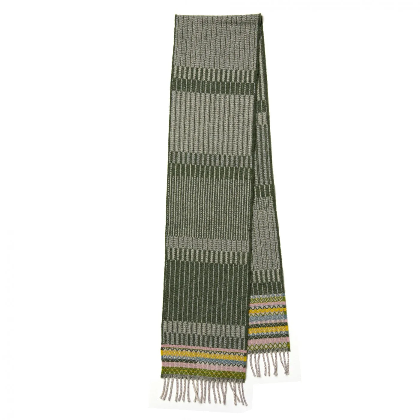 Bothy Meadow Scarf - Green