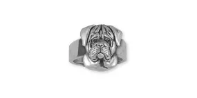 Bullmastiff Ring Jewelry Sterling Silver Handmade Dog Ring BM1-R