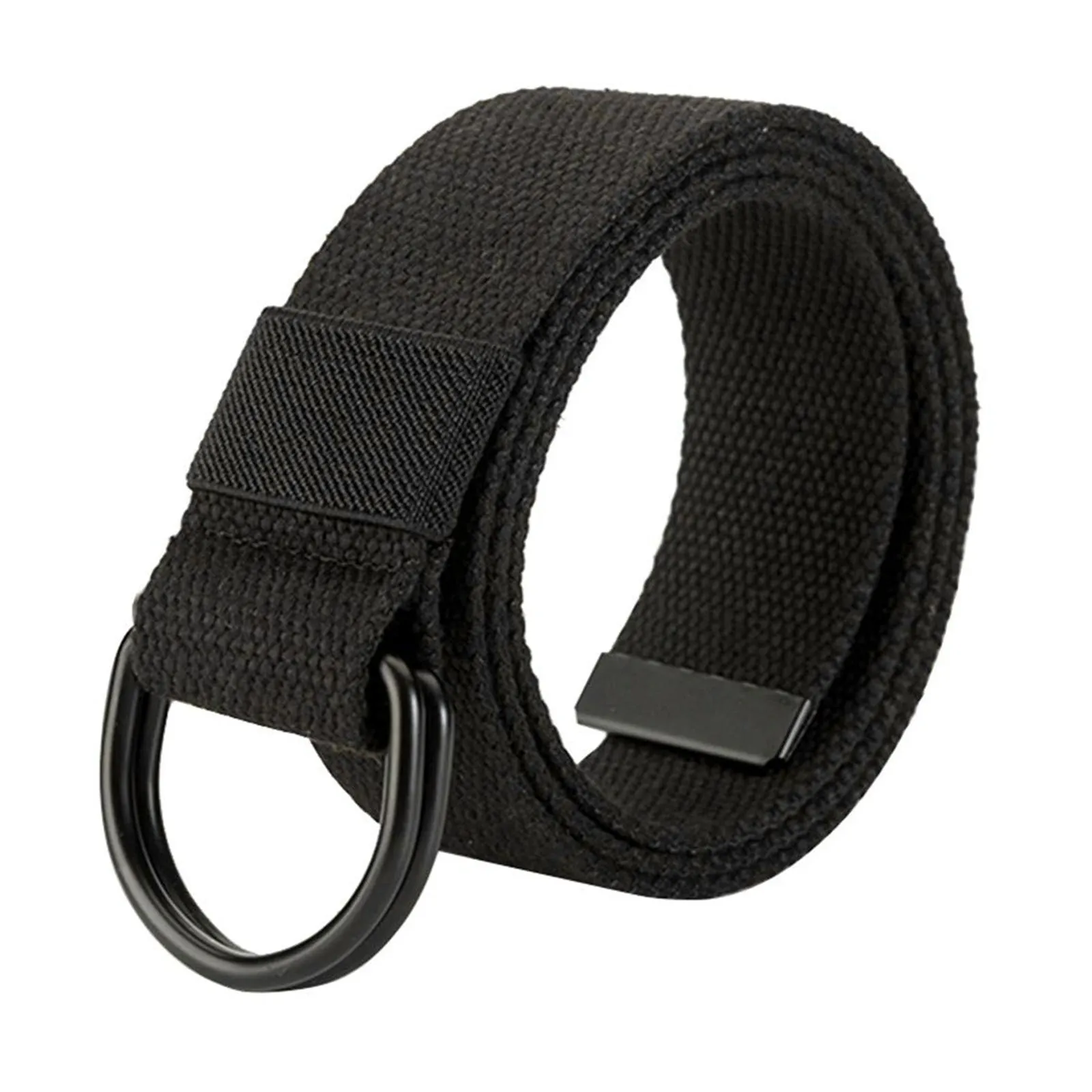 CANVAS BRAIDED DOUBLE BUCKLE   BELT