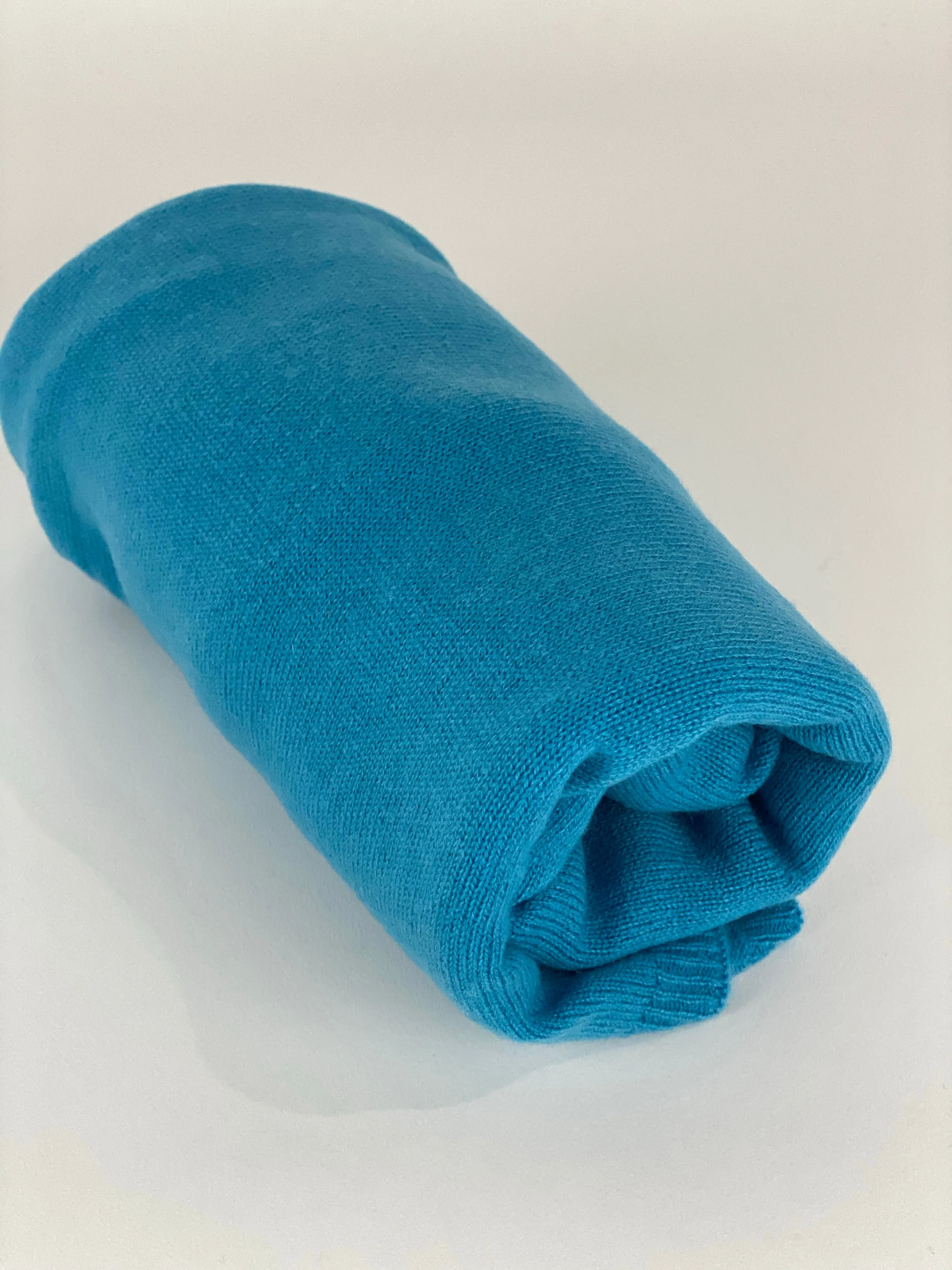 Cashmere Scarf 30/70  | Cyan