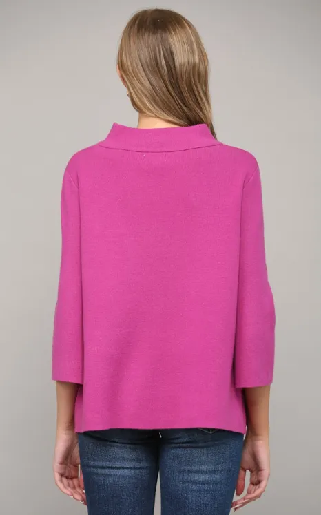 Cassie Mock Neck Pullover