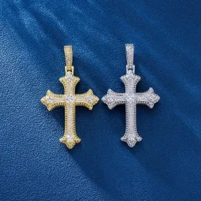 Clustered Cross Pendant