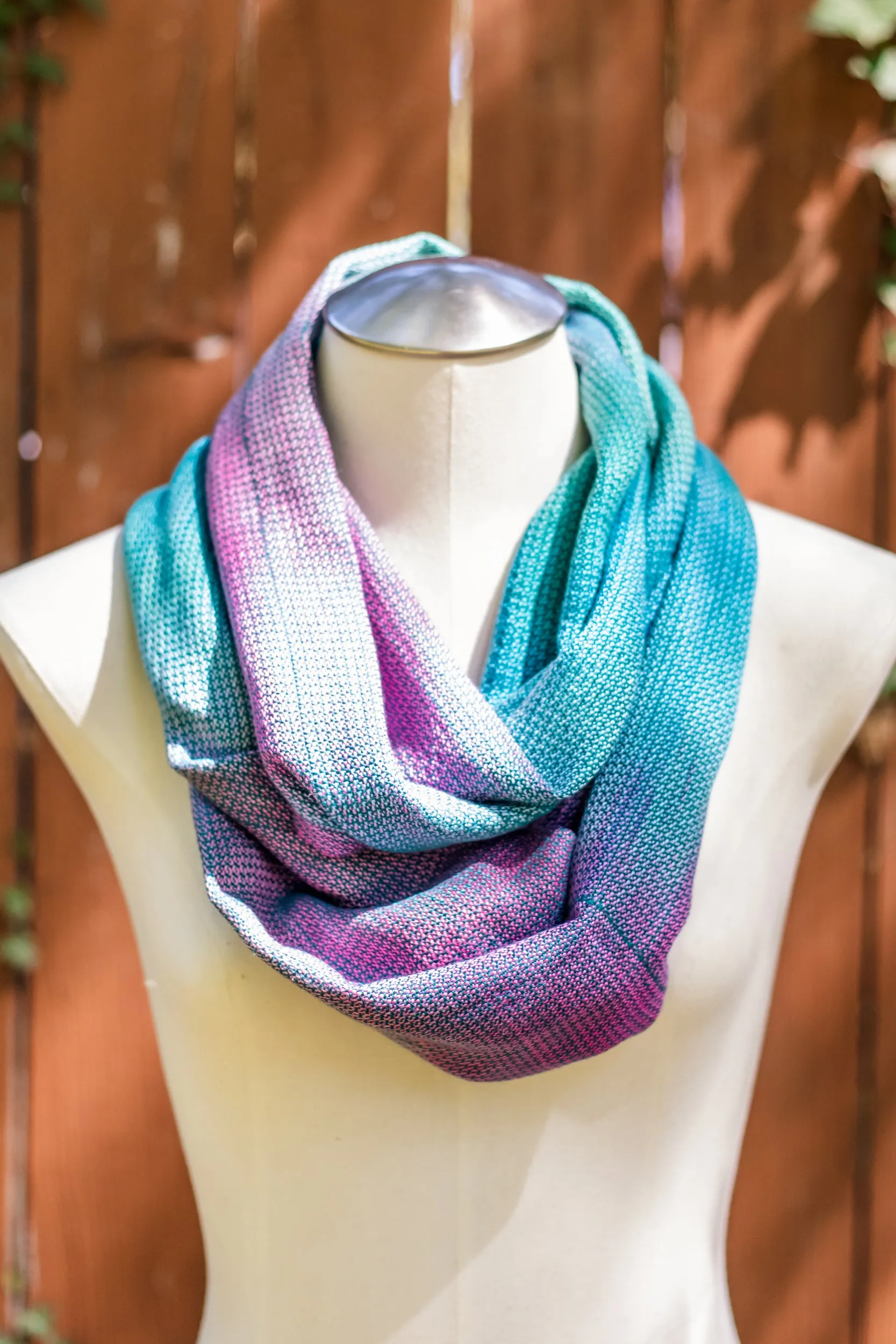 Cyclamen Dyed Infinity Scarf