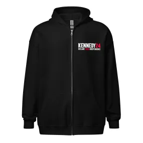 Declare Your Independence Kennedy for President Unisex Zip Hoodie