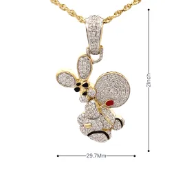 Diamond 2.54Ctw Character Pendant