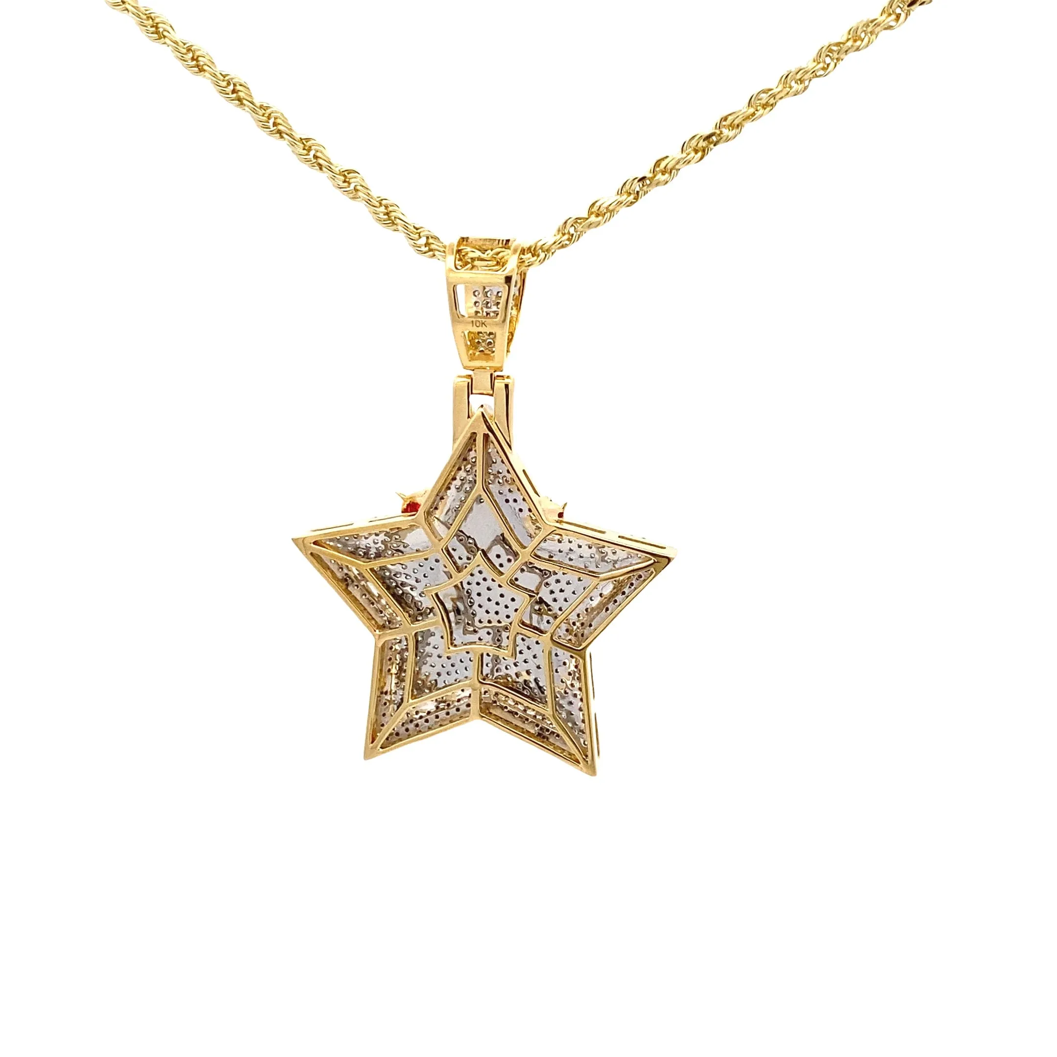 Diamond Dazzling Star Pendant