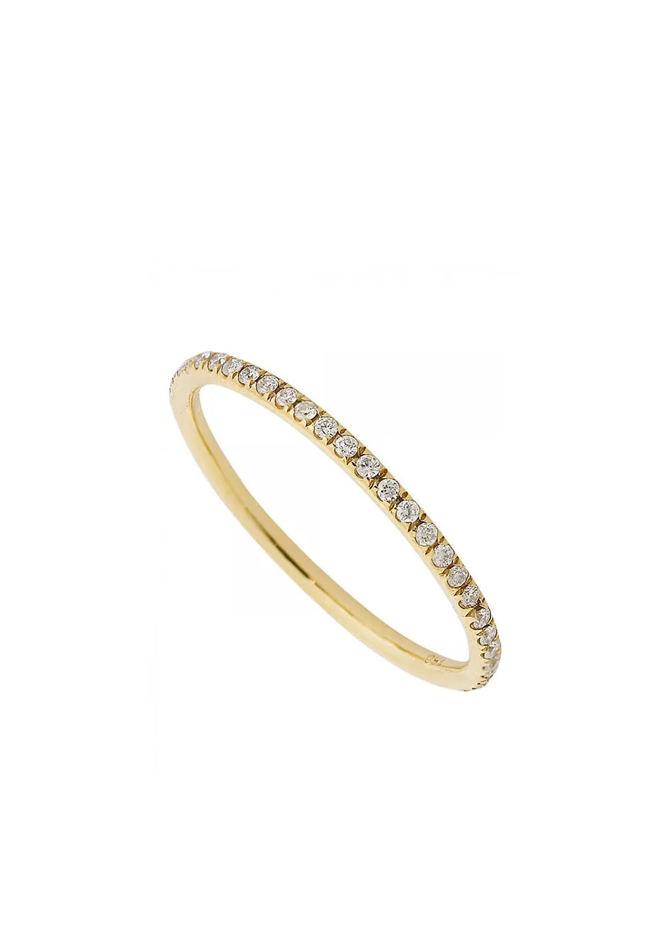 Diamond Thread Band Ring