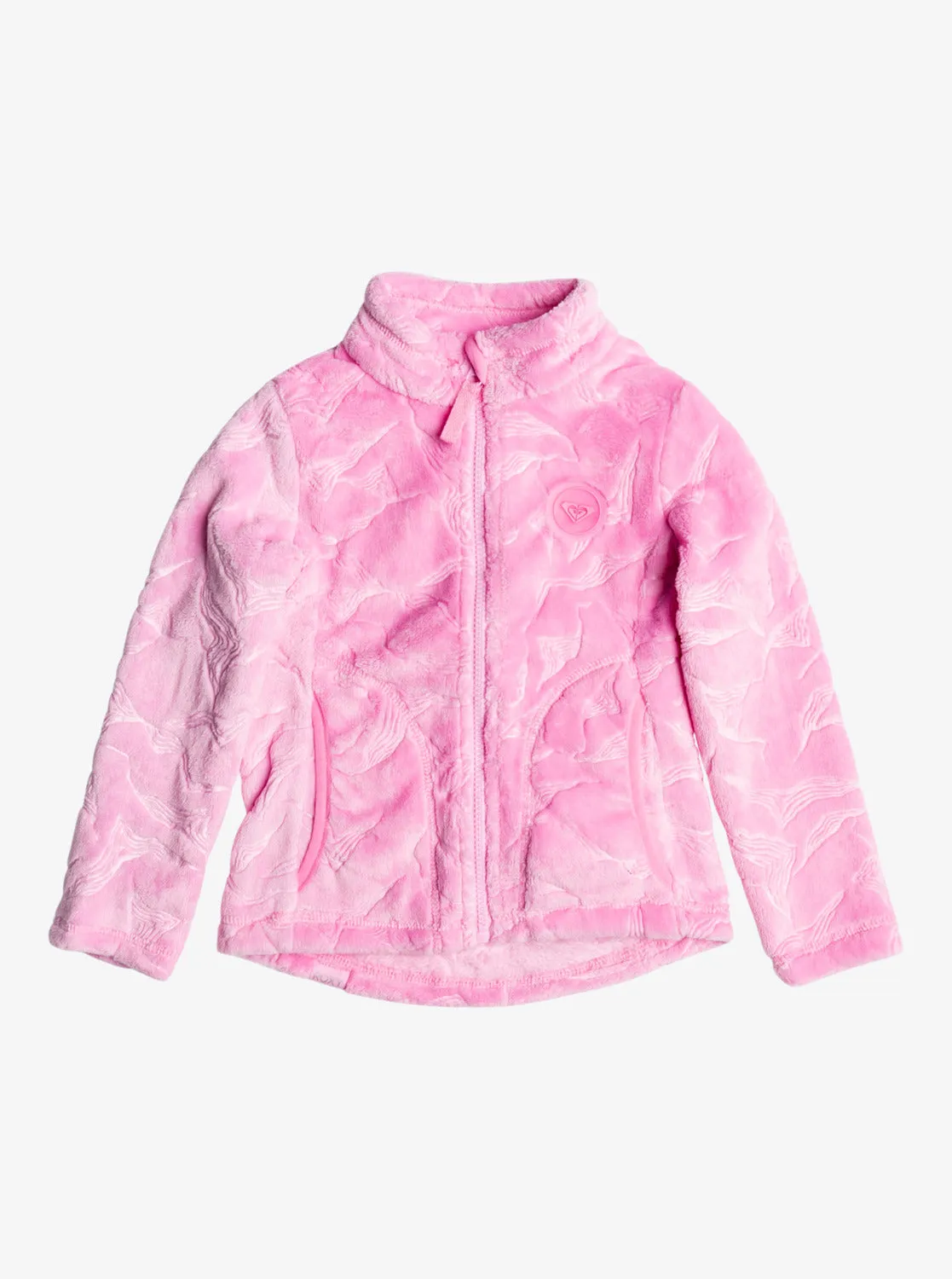 Girls 2-7 Mini Igloo Technical Zip-Up Hooded Fleece - Pink Frosting