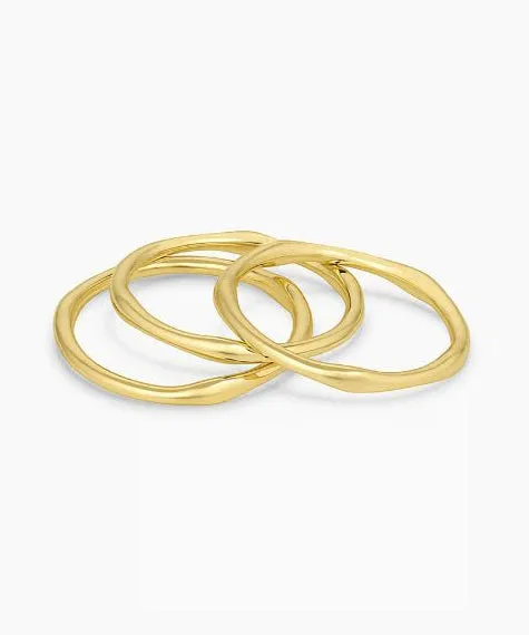 Gorjana Jagger Ring Set - Gold