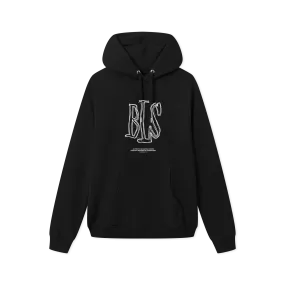 Handwritten Capital Hoodie - Black