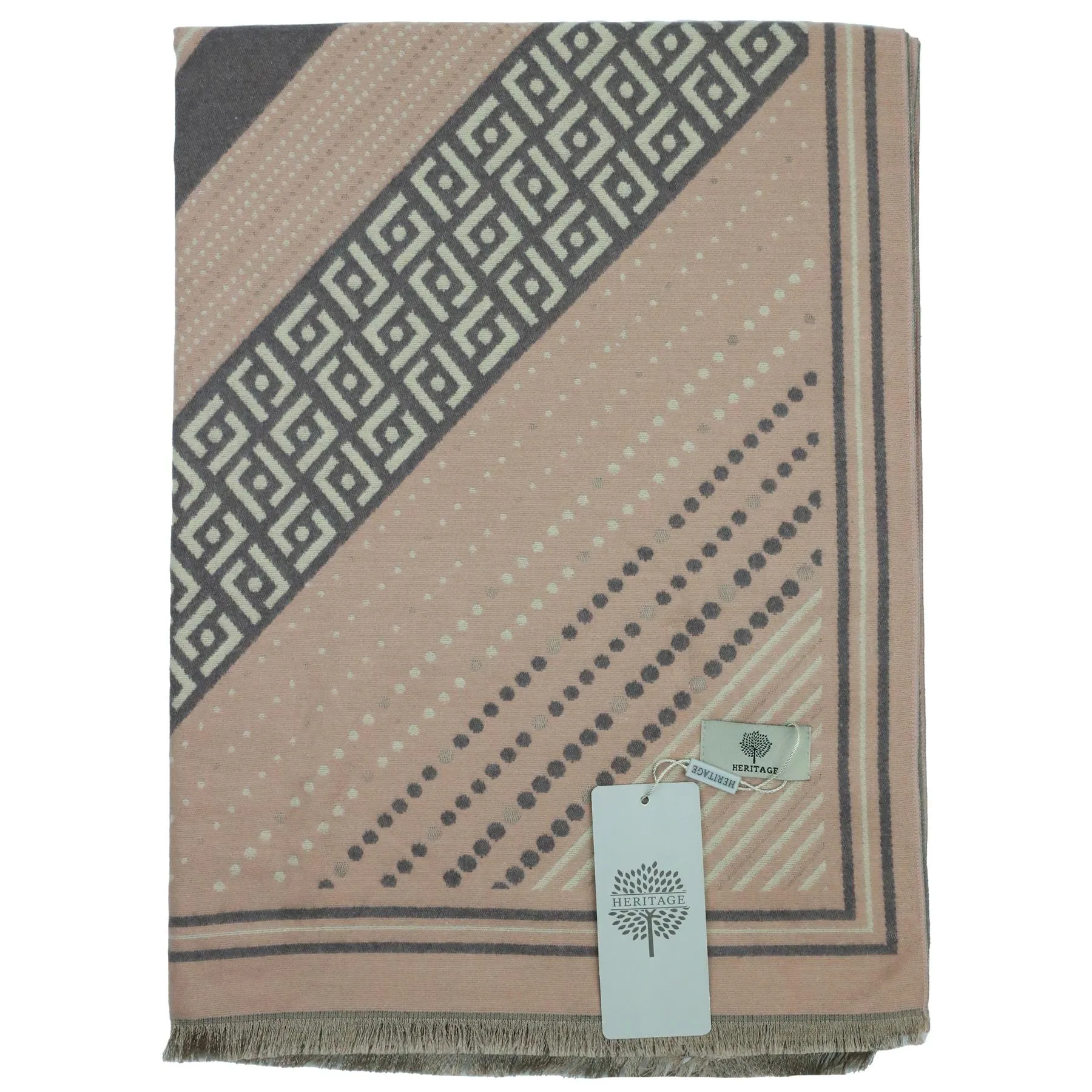 Heritage Warm Cashmere Pashmina Soft Feel Scarve - Aztec