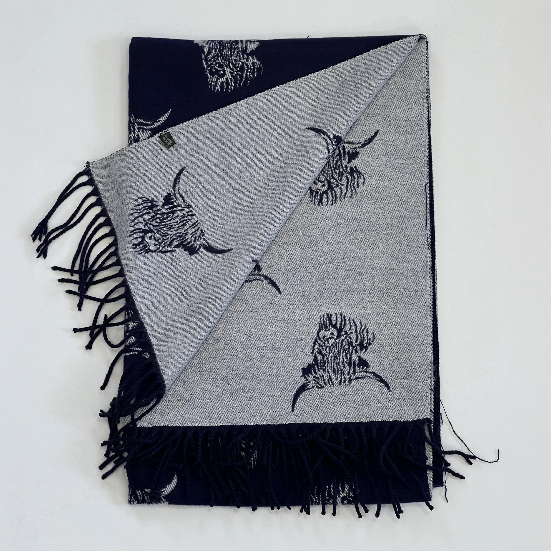 House of Tweed Highland Cattle Scarf