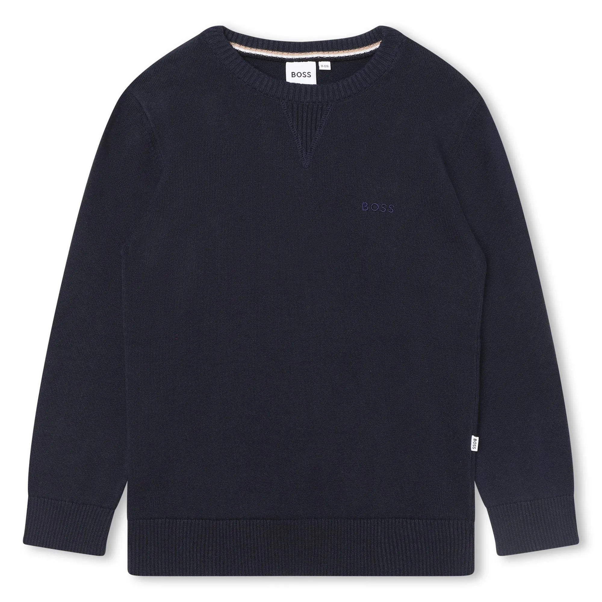 Hugo Boss Boys Navy Sweater_J25Q05-849