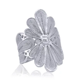 ISABEL SILVER SIGNATURE RING FILIGREE