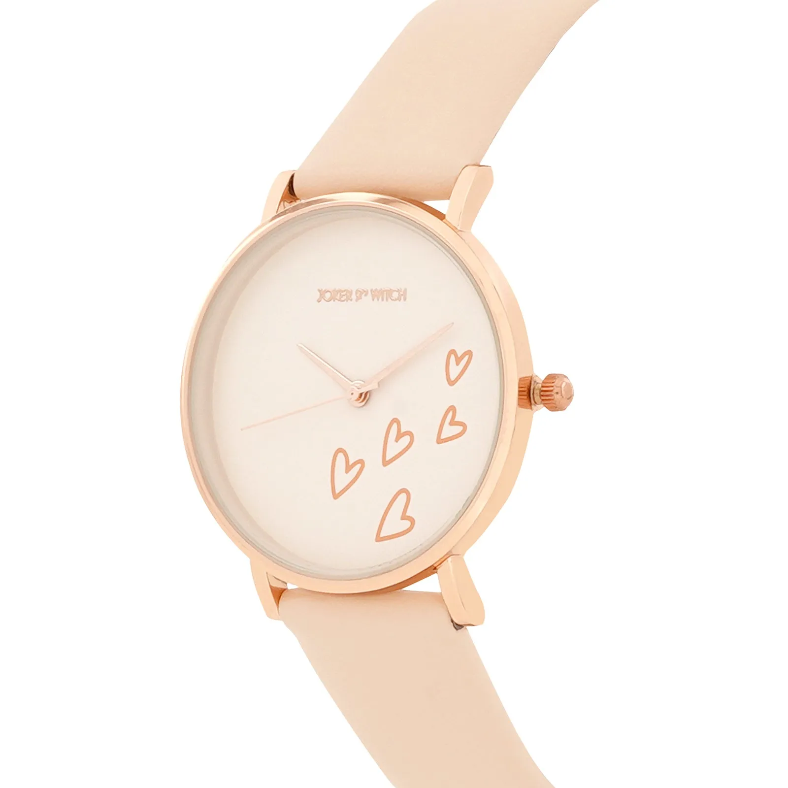 Jubilant Beige PU Strap Watch