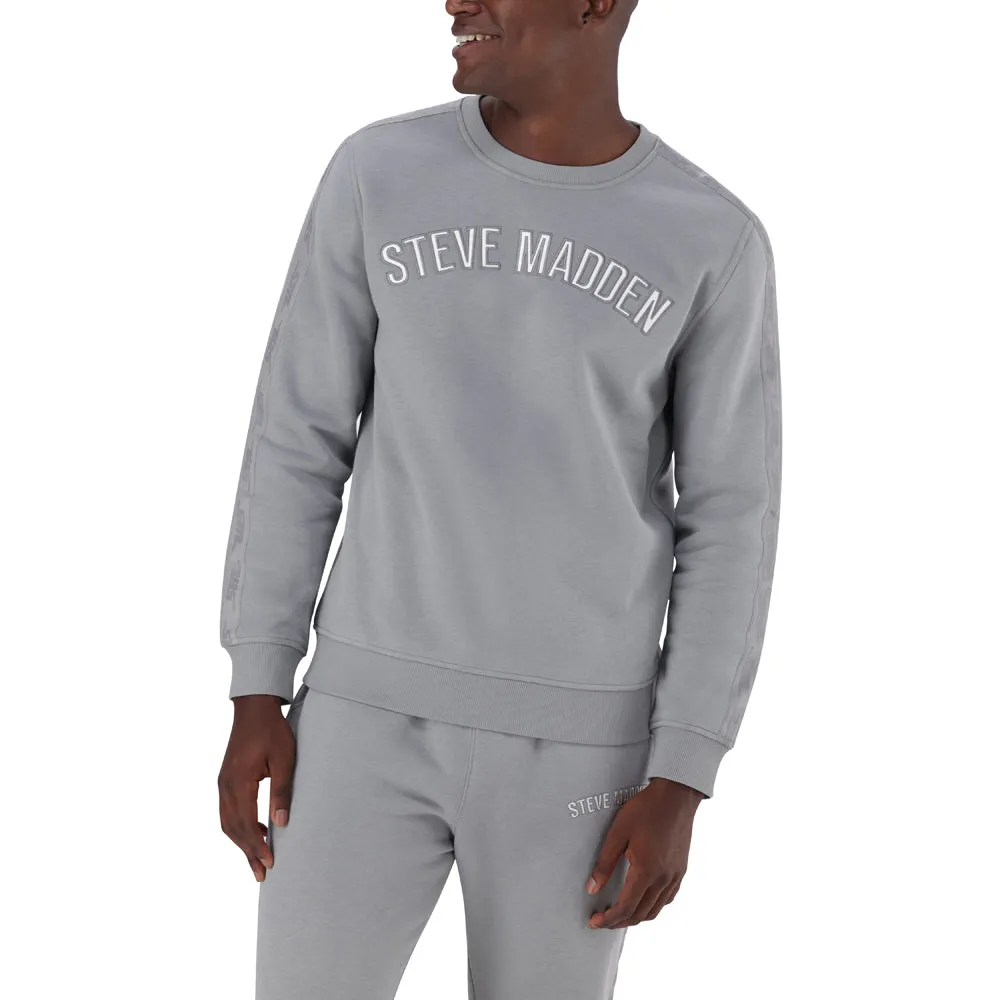 KEITH GREY CREW NECK FLEECE SWEAT