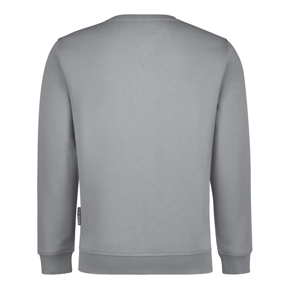 KEITH GREY CREW NECK FLEECE SWEAT