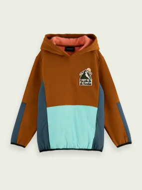 Kids Colour Block Hoodie (163366)