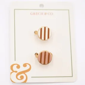 Kids Enamel Rings (2 pack) - Stripes