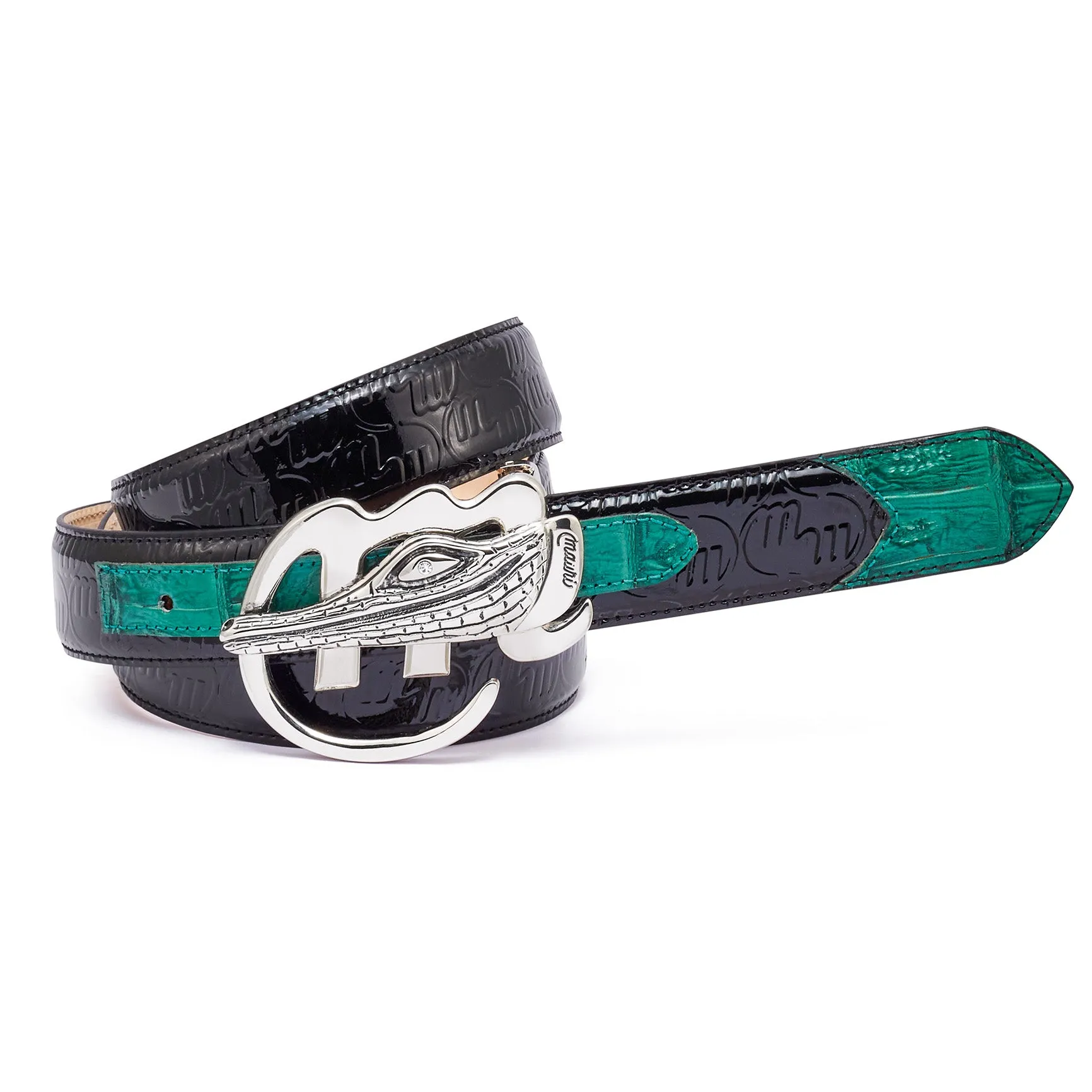 Mauri Black/Green Belt