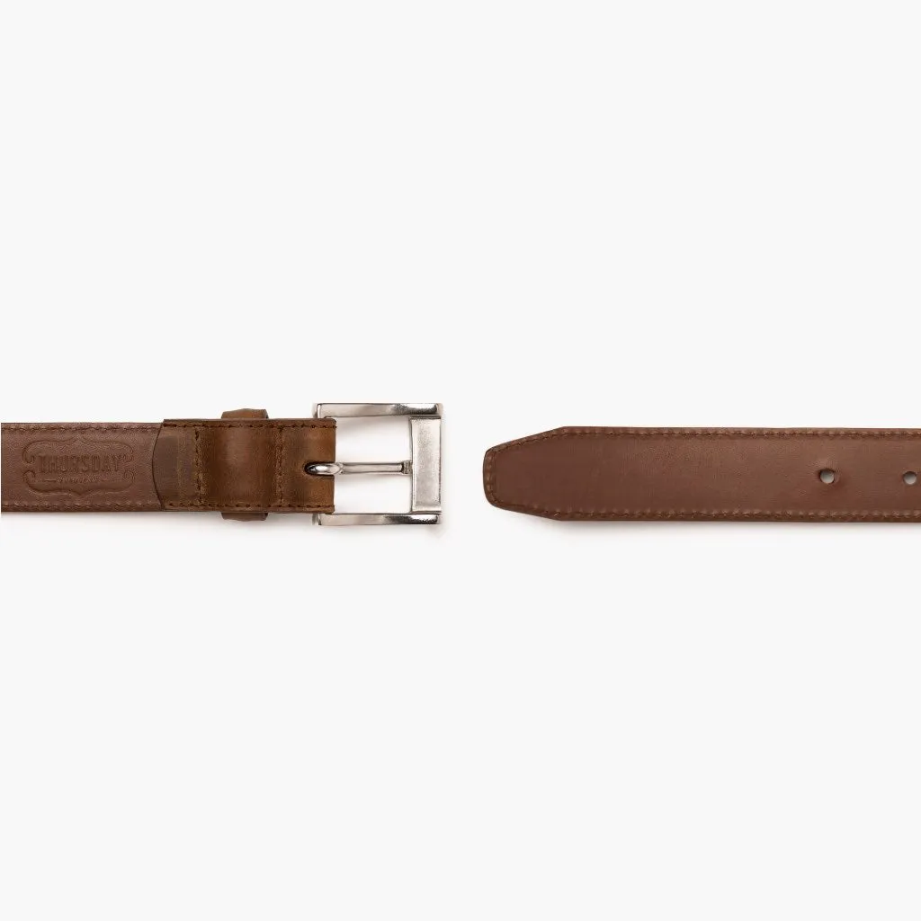 Men's Classic Leather Belt | Burnt Copper