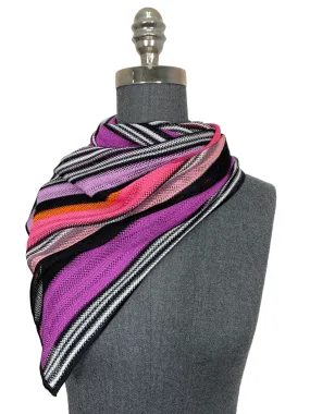 MISSONI Striped Silk Oblong Scarf