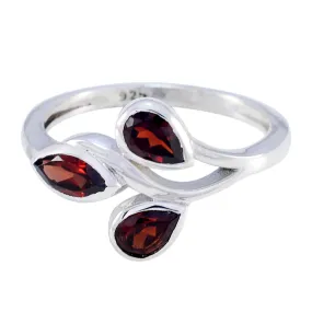 Nice Gemstone Garnet Sterling Silver Rings Estate Jewelry For Sale