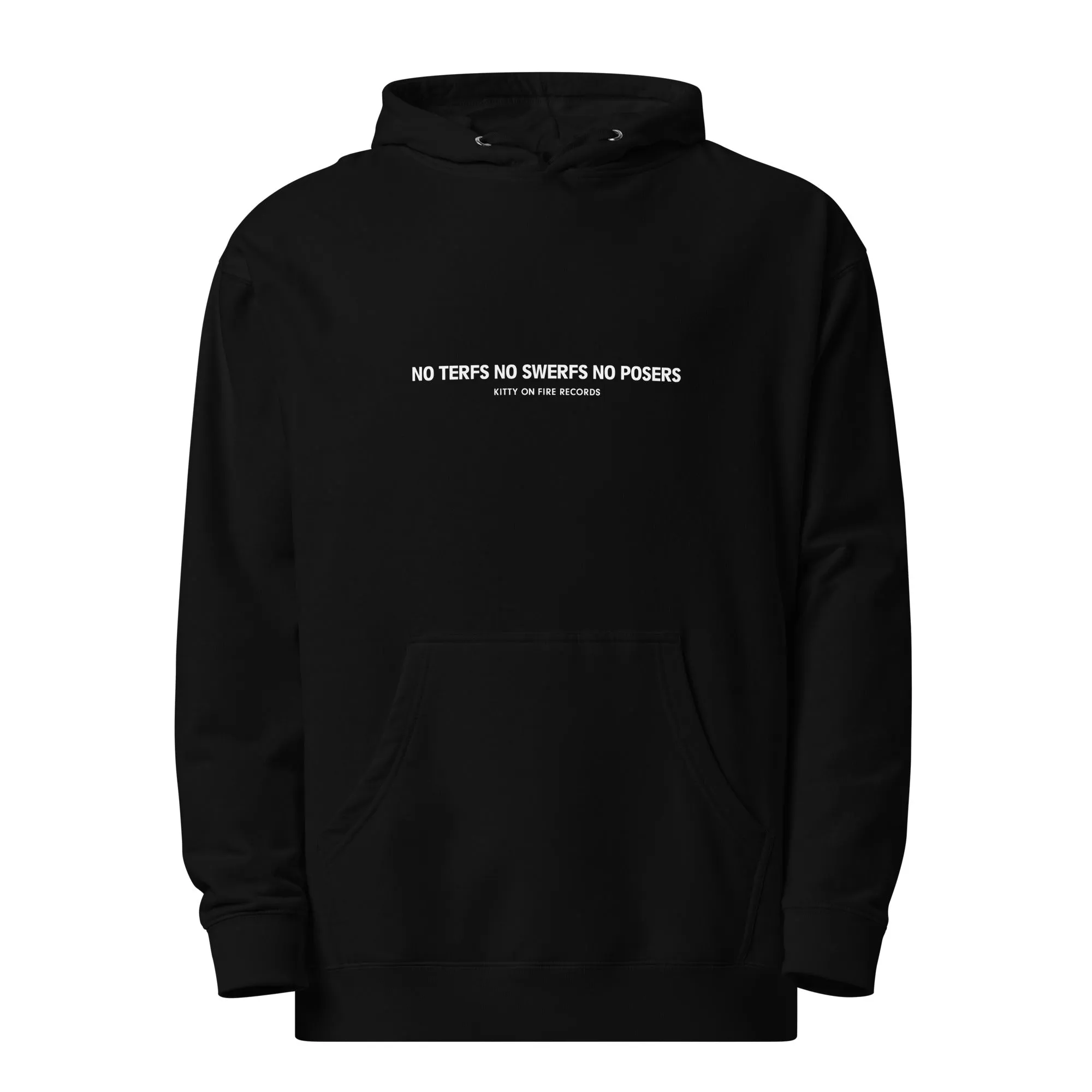 NO TERFS NO SWERFS NO POSERS Hoodie