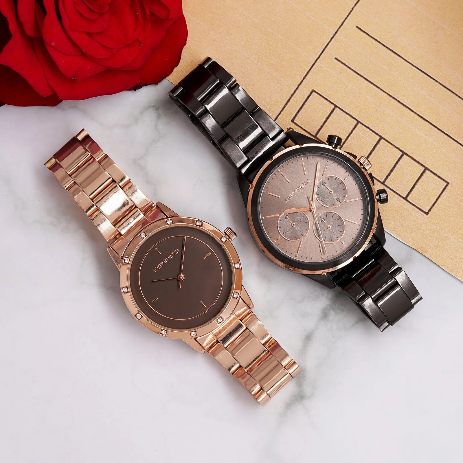 Olivia & Zack Couple Watches