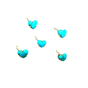 Petite Turquoise Heart pendant