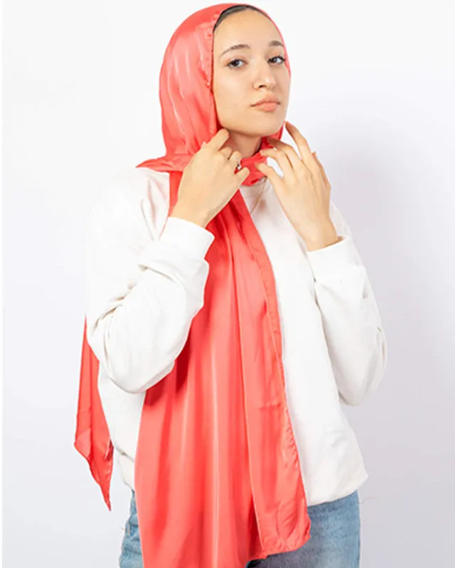 Plain Satin Scarf