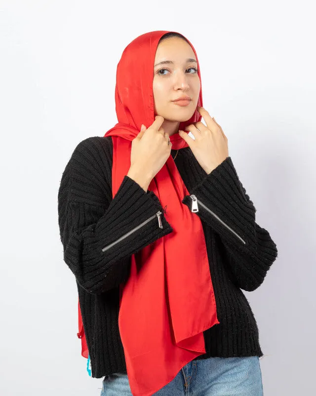 Plain Satin Scarf