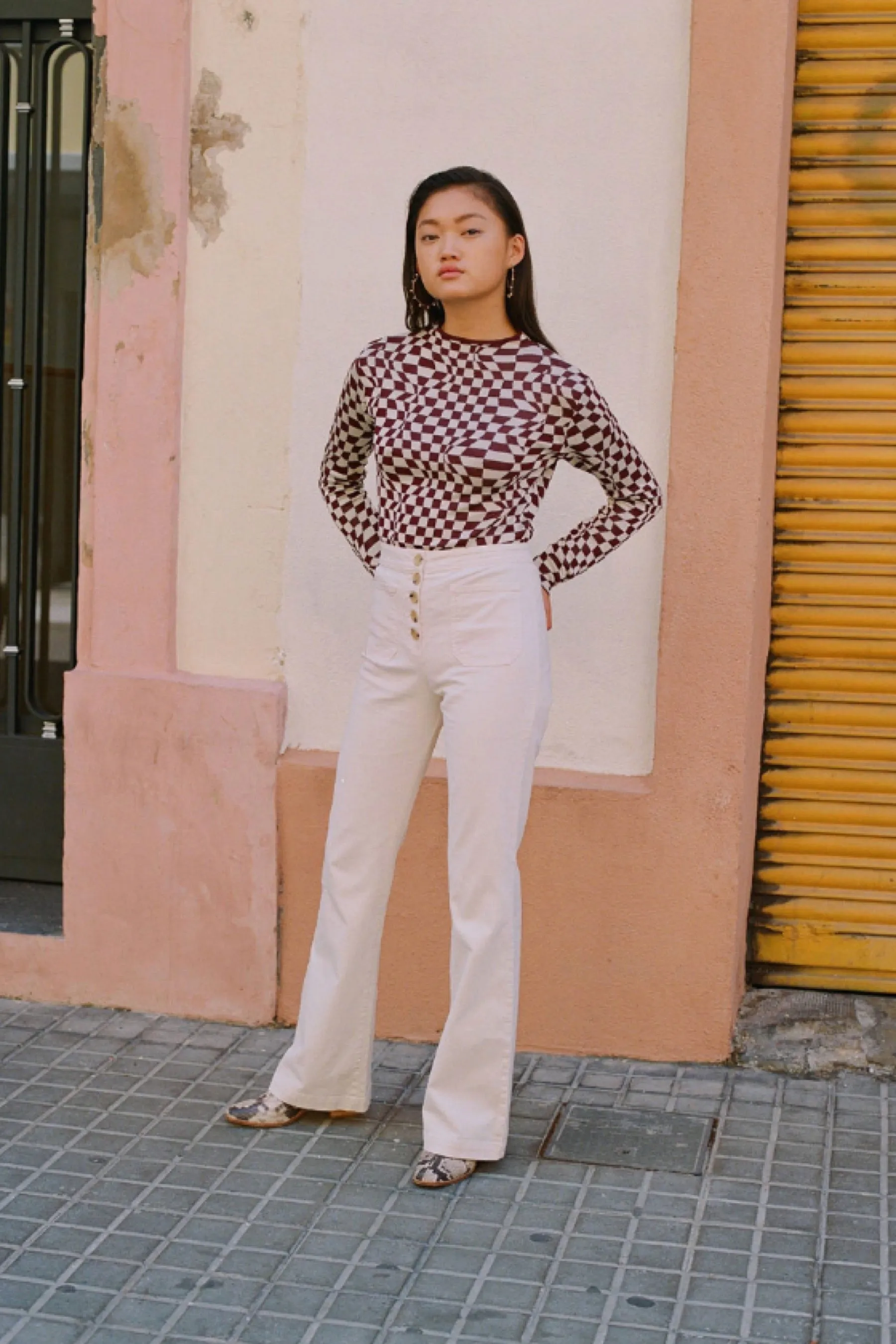 Pre-Loved Aubergine Flow Top