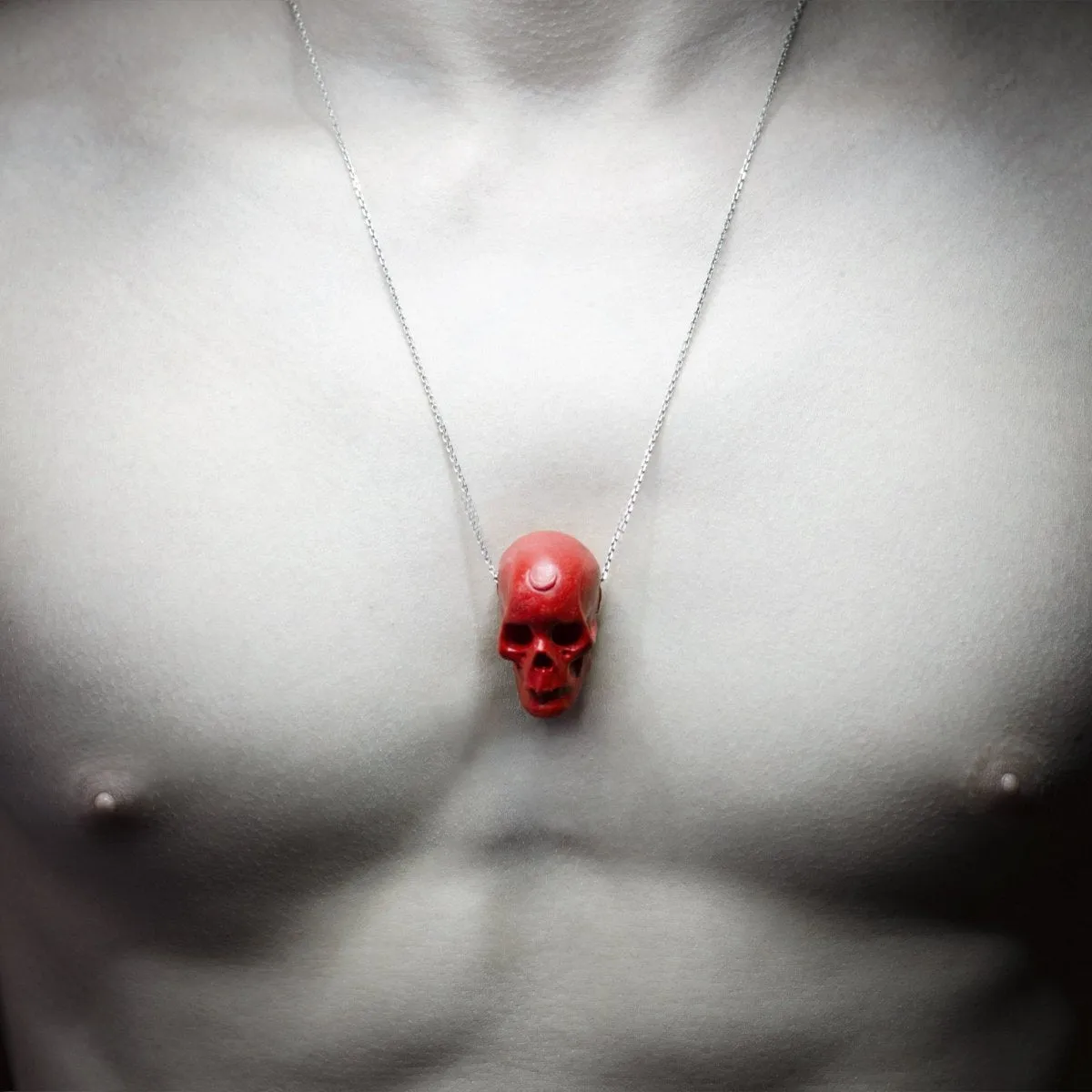 Rose Skull pendant - final sale