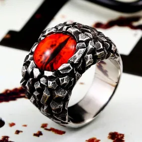 Scaly Dragon's Eye Ring