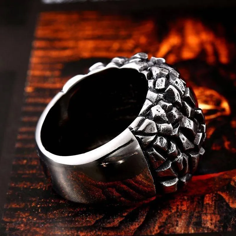 Scaly Dragon's Eye Ring