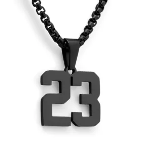 Stainless Steel Custom Number Pendant