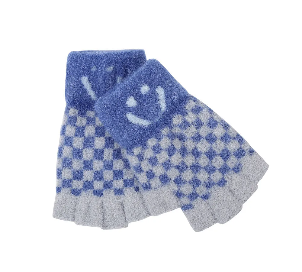 TARRAMARRA Kids Knit Fingerless Ultra Plush Knit Gloves