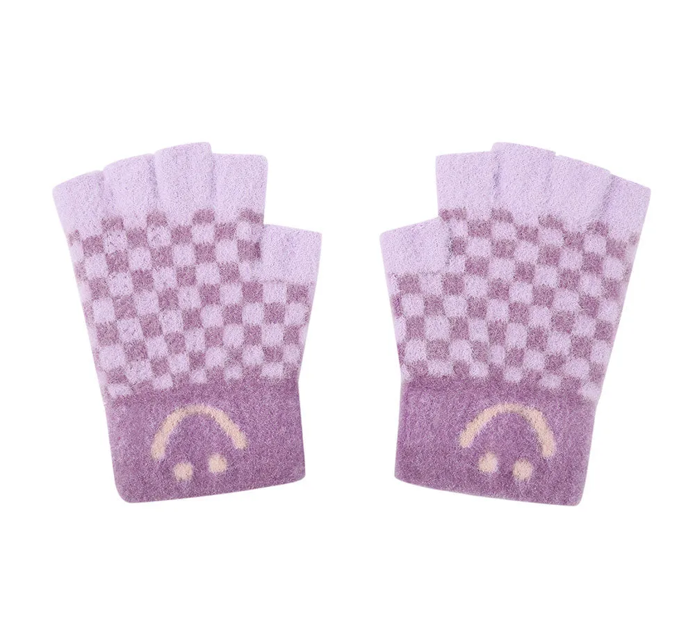 TARRAMARRA Kids Knit Fingerless Ultra Plush Knit Gloves