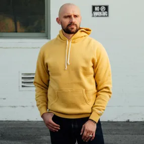 The Flat Head Sweatshirt Hoodie Brushed Lining Mustard