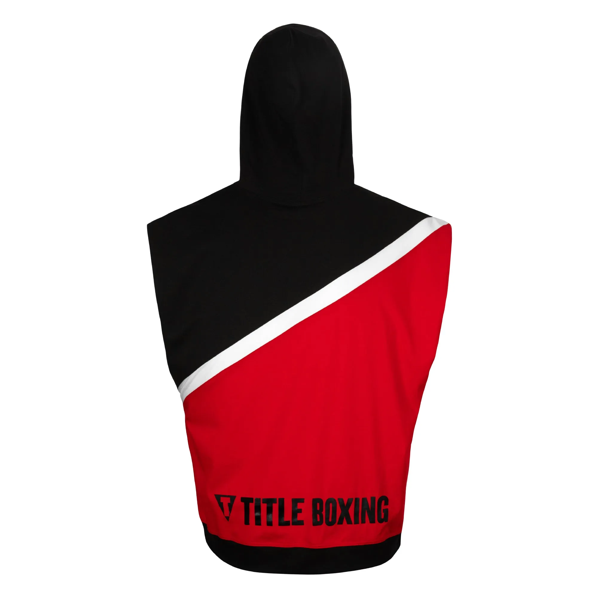 TITLE Boxing Split Combat Sleeveless Hoodie